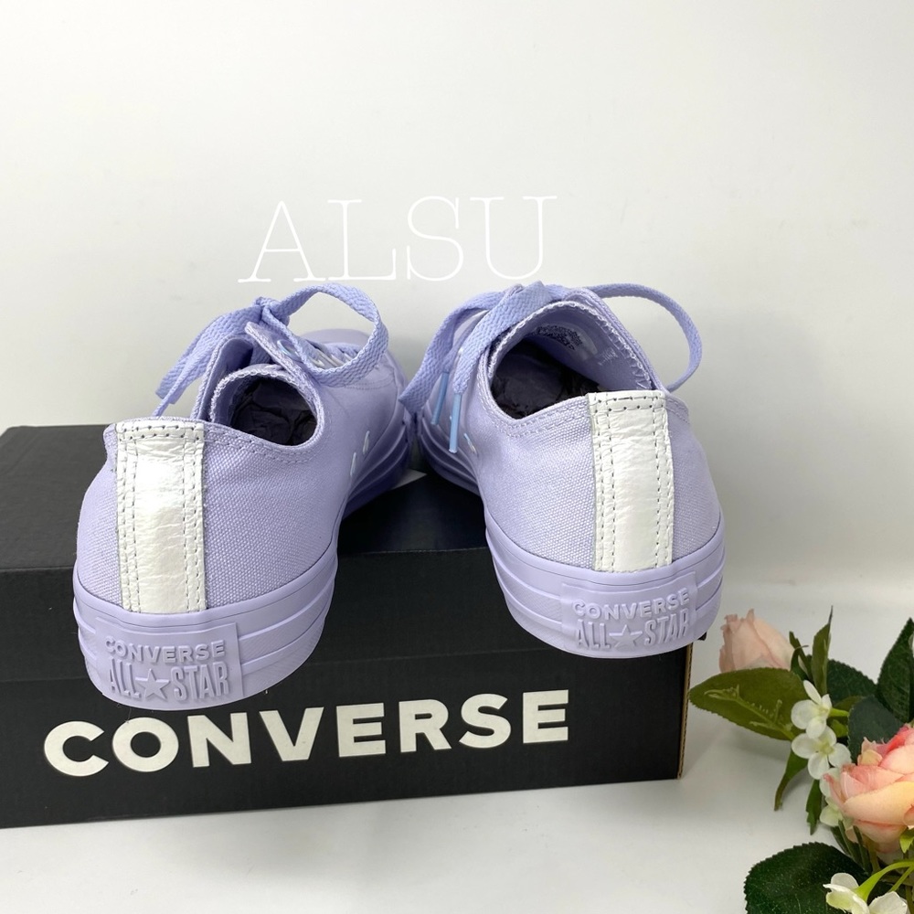 Converse Ctas Canvas Low Top Purple Oxygen W - Picture 8 of 8